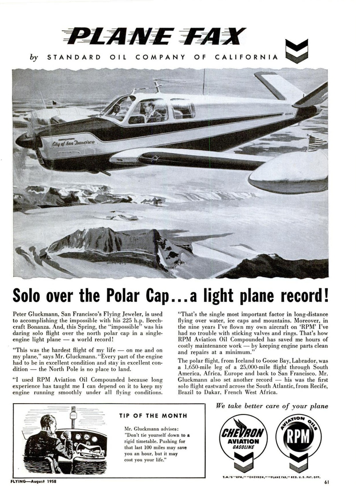 Chevron%20Aviation%20Gasoline%20Bonanza%20over%20Icecap%20ad%20 %20Plane%20Fax%20 %20August%201958.JPG